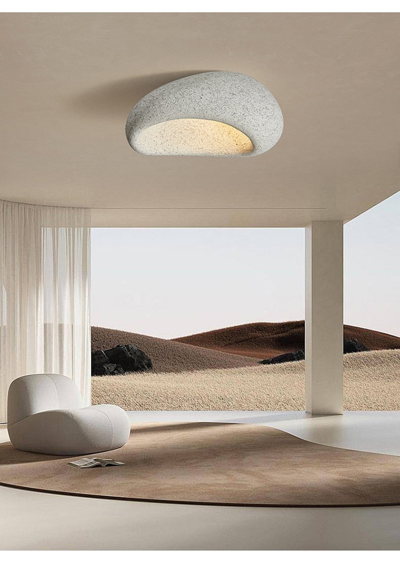Abstract Cloud Flush Mount Light Fixture