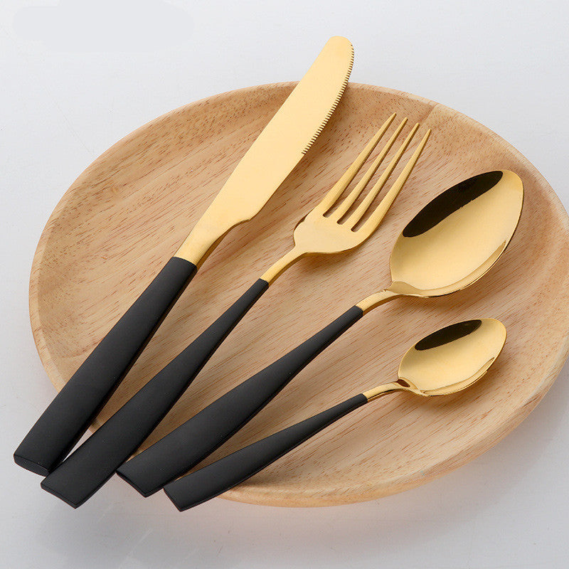 Black & Gold Cutlery