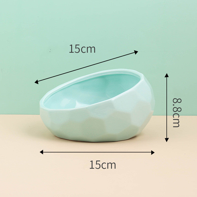 Colored Ceramic Pet Bowl