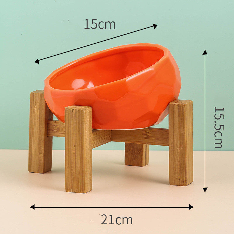 Colored Ceramic Pet Bowl