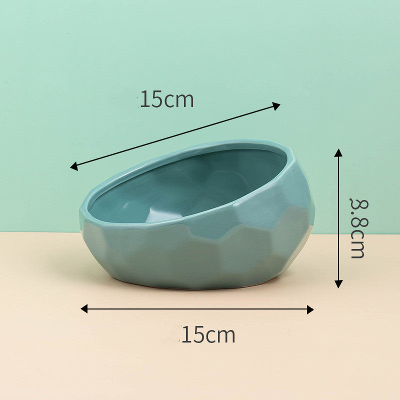 Colored Ceramic Pet Bowl