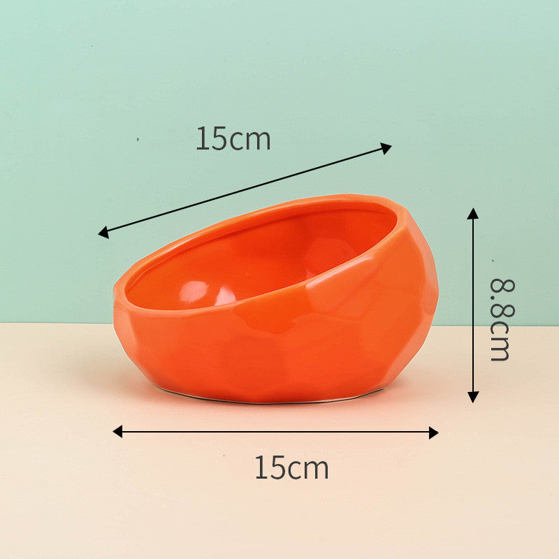 Colored Ceramic Pet Bowl