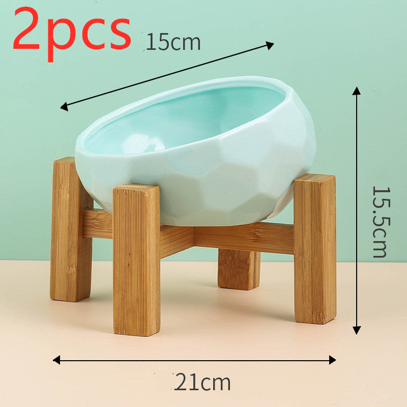 Colored Ceramic Pet Bowl