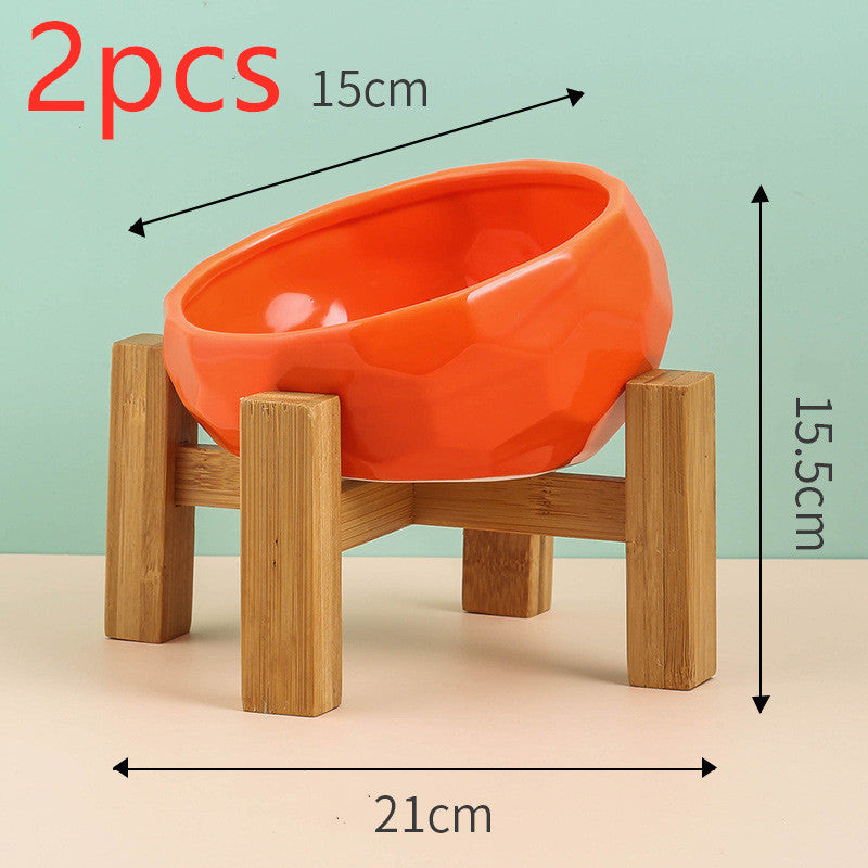 Colored Ceramic Pet Bowl