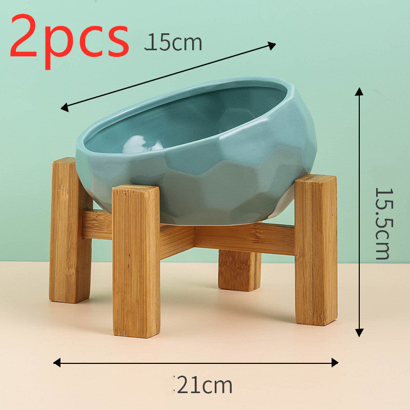 Colored Ceramic Pet Bowl