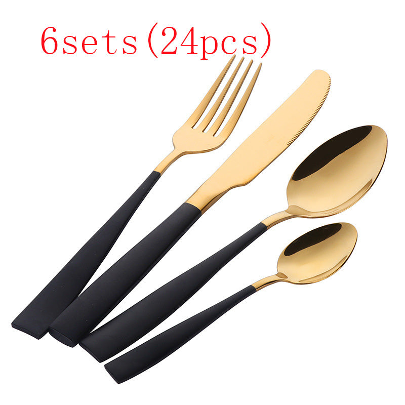 Black & Gold Cutlery