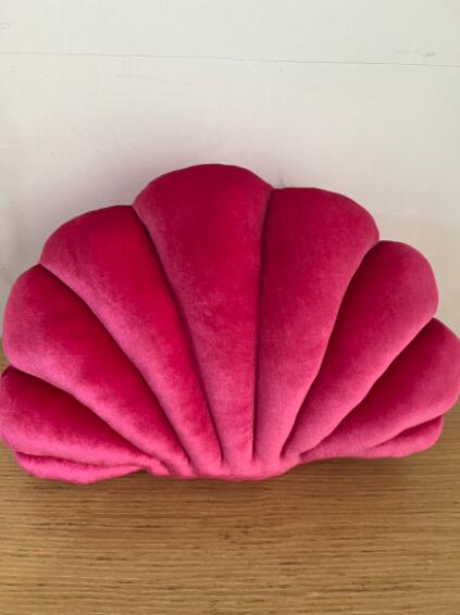 Velvet Seashell Pillow