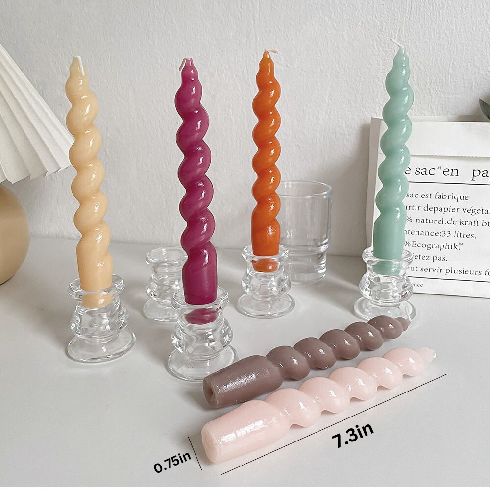 Spiral Pillar Candle