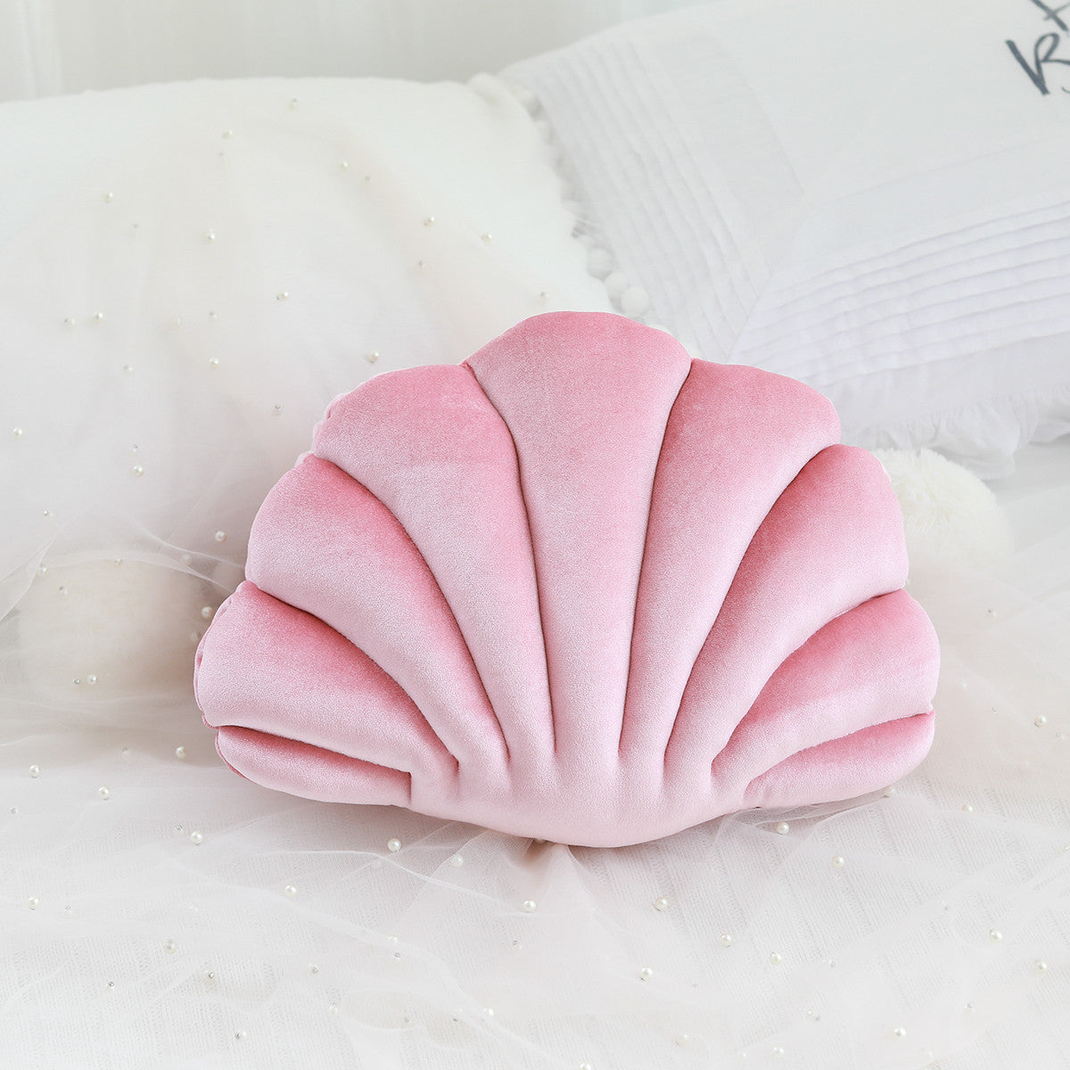 Velvet Seashell Pillow