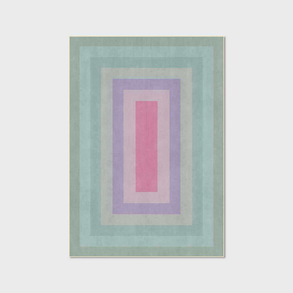 Abstract Gradient Watercolor Rug