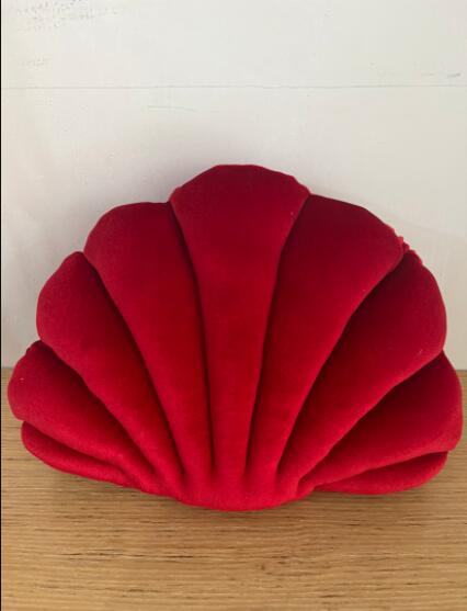 Velvet Seashell Pillow