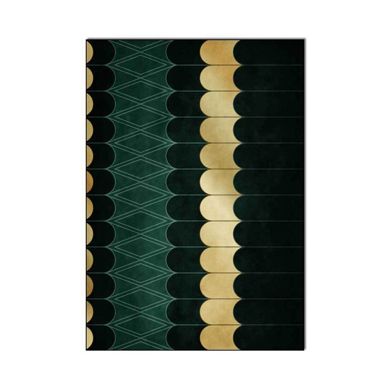 Emerald & Gold Rug