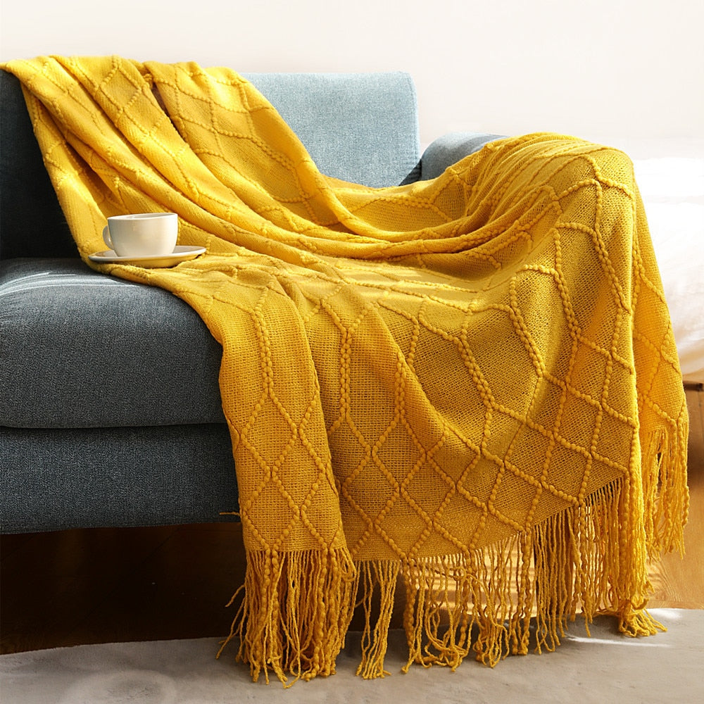 Inya Textured Throw Blanket