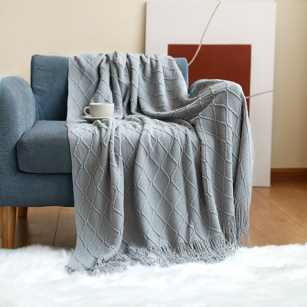 Inya Textured Throw Blanket