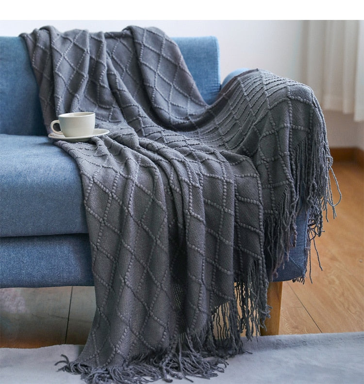 Inya Textured Throw Blanket