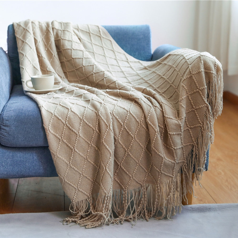 Inya Textured Throw Blanket