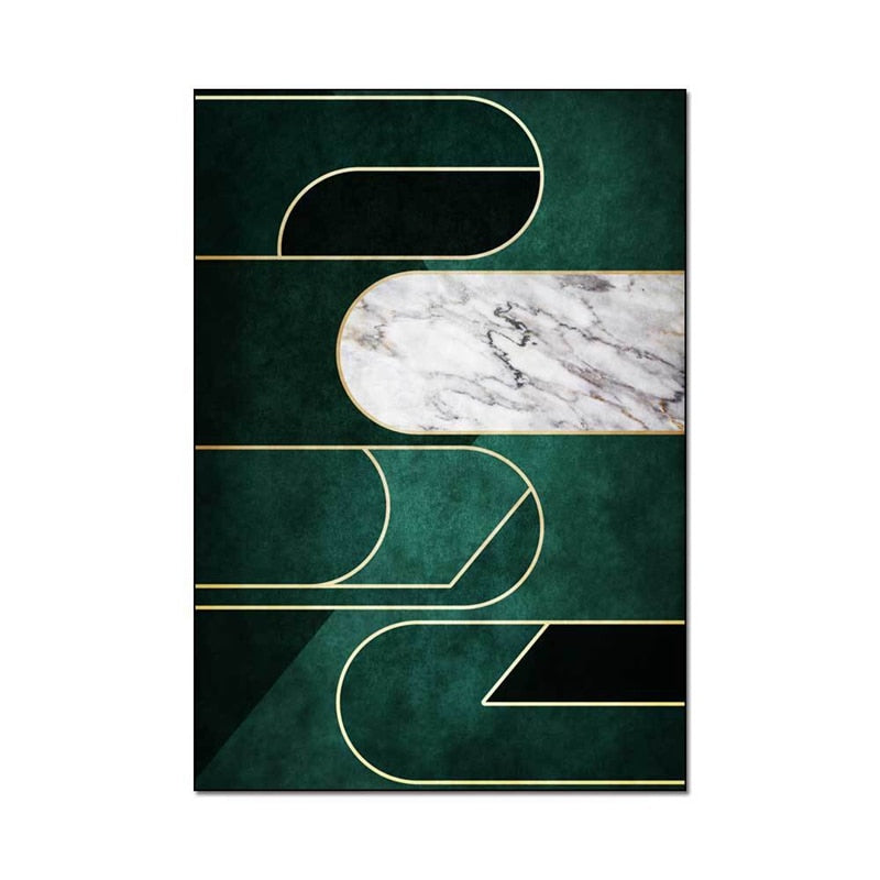 Emerald & Gold Rug