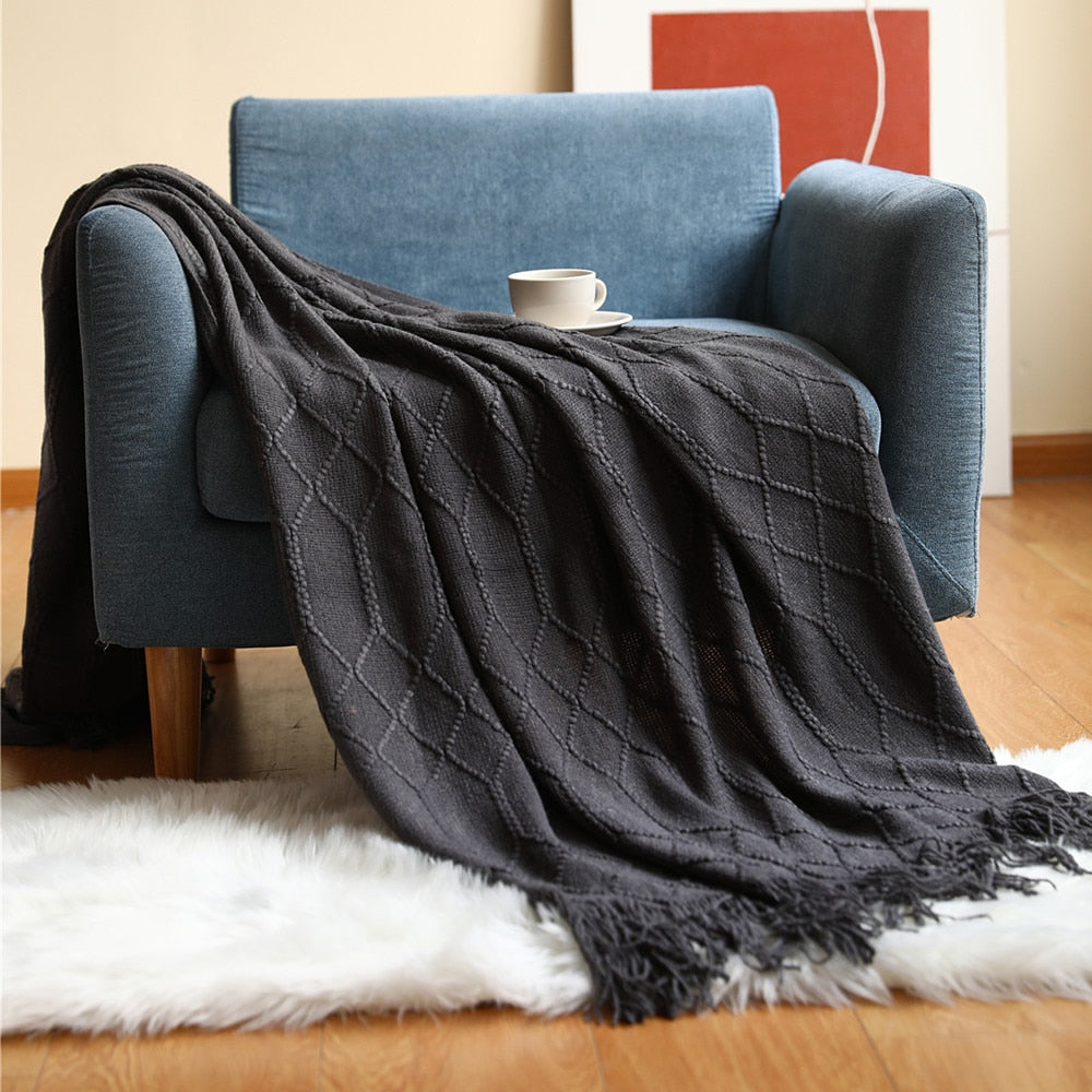 Inya Textured Throw Blanket