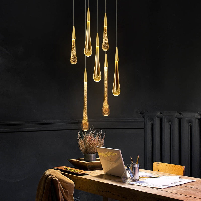 Water Drop LED Pendant Lights