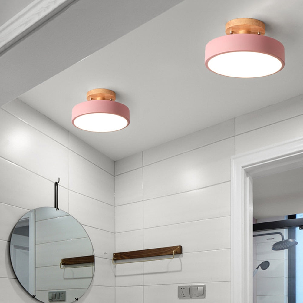 Pastel Disc Light Fixture