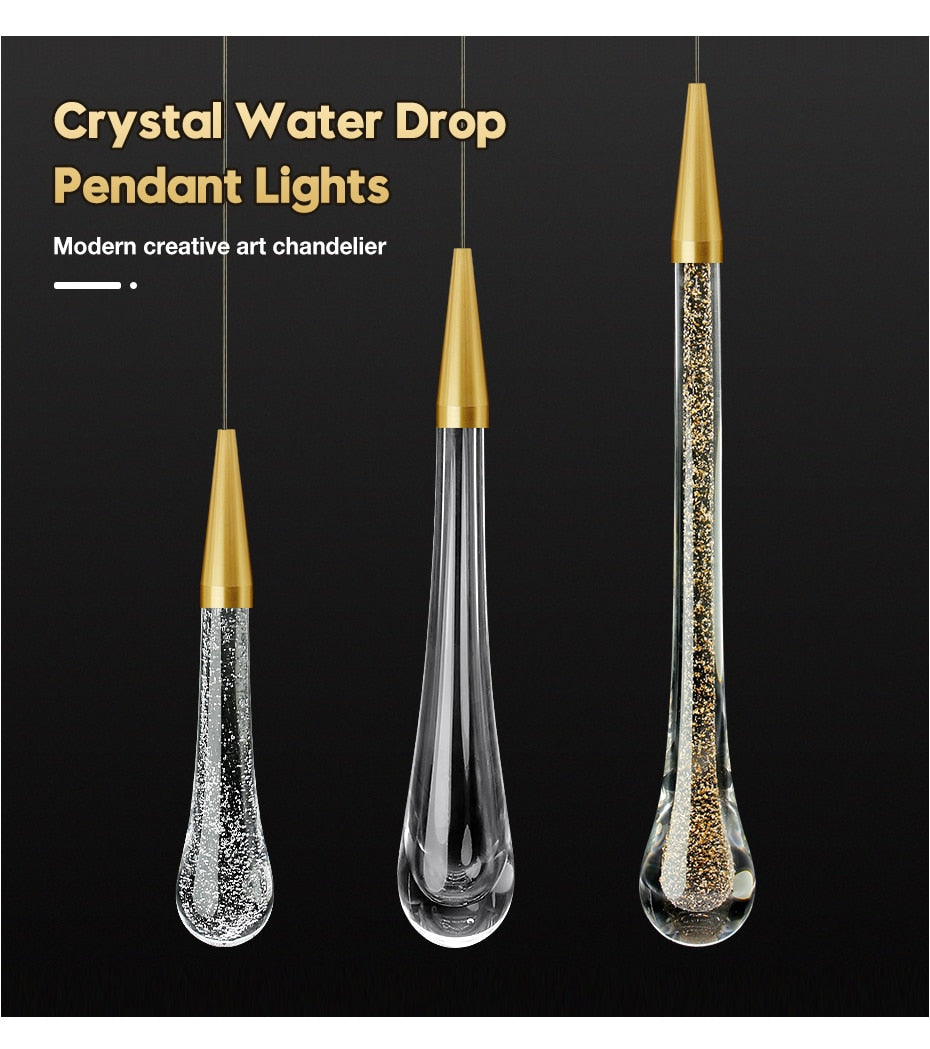 Water Drop LED Pendant Lights