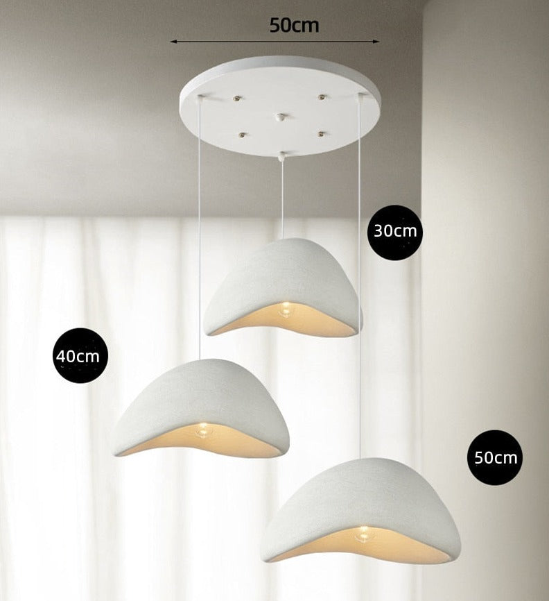 Abstract Cloud Pendant Light Fixture