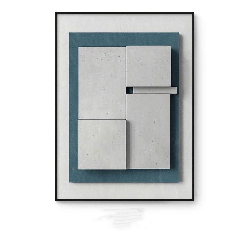 Organic Abstract Geometric Modern Decorative Paintings