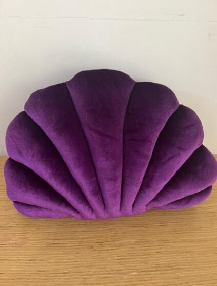 Velvet Seashell Pillow