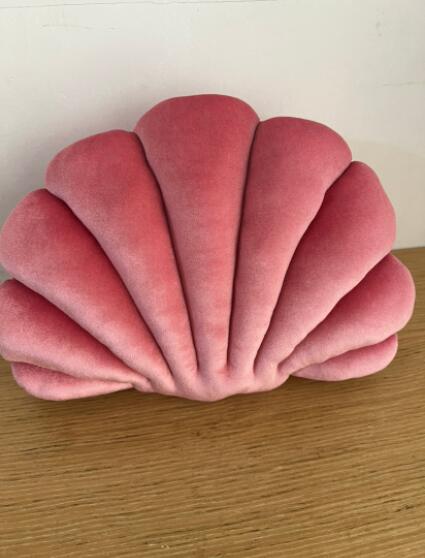 Velvet Seashell Pillow