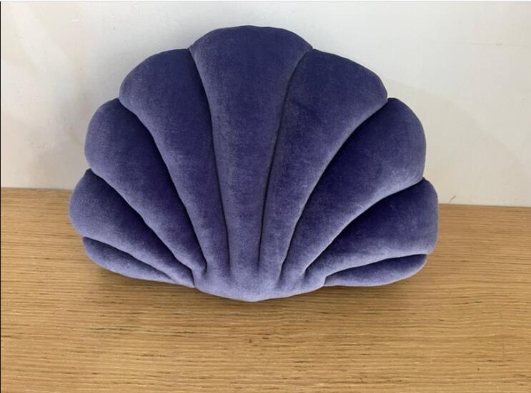 Velvet Seashell Pillow