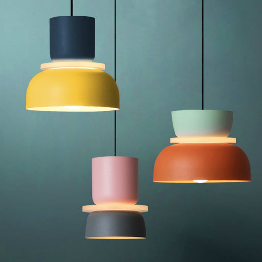 Modern Macaron Pendant Led Lamp