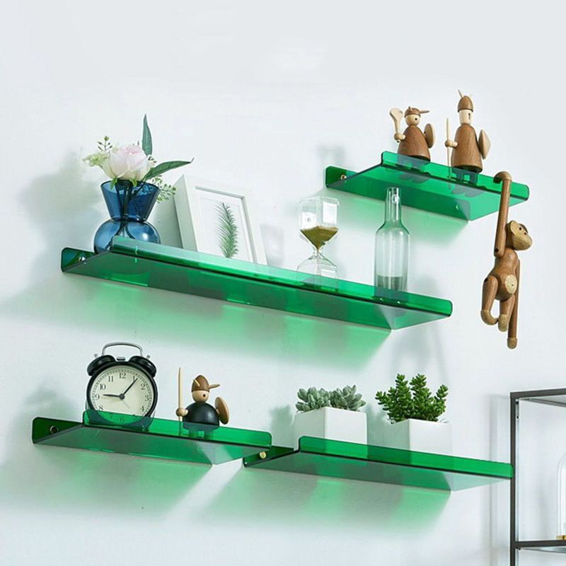 Color Acrylic Wall Mounted Shelf