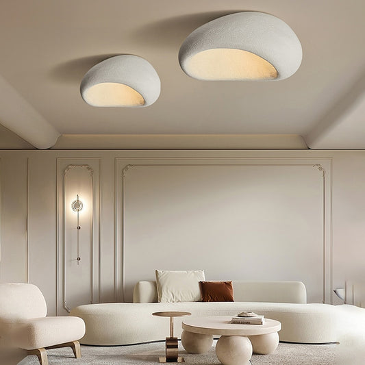 Abstract Cloud Flush Mount Light Fixture